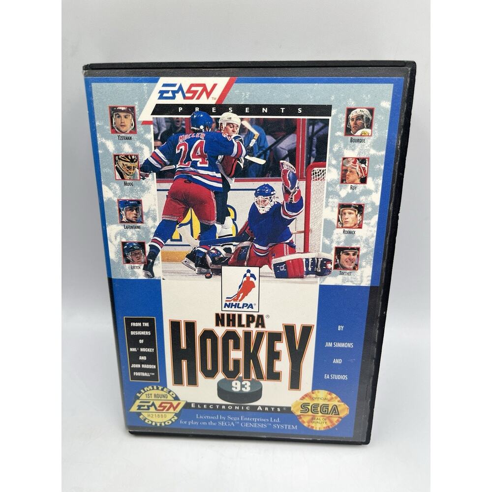 Sega Genesis NHLPA Hockey 93 Complete w/Manual